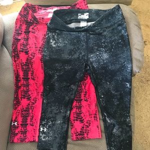 2PAIRS!!  Under Armour compression pants